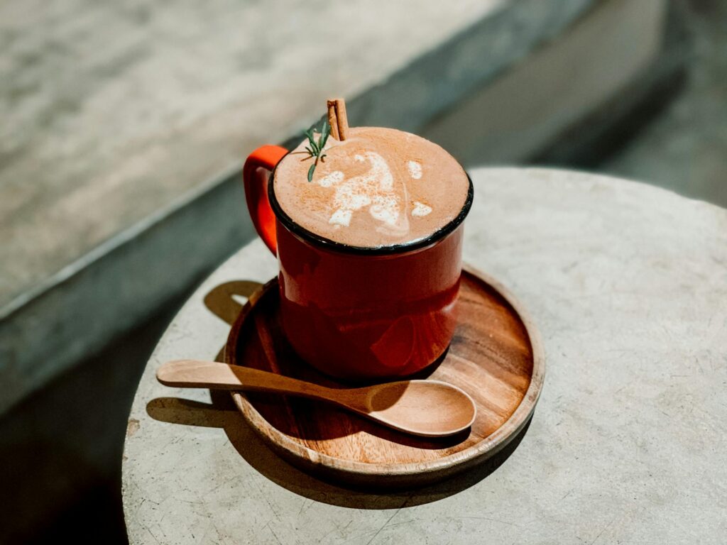 chai latte coffee details